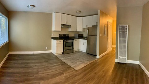 Floor plan for studio, 1 bath